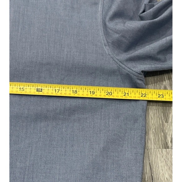 Brunello Cucinelli Basic Fit Button Down Shirt Blue Long Sleeve Luxury Italy Lg‎ - Picture 13 of 16